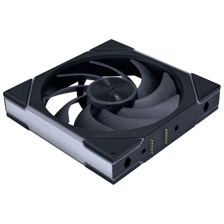 LIANLI 140mm ARGB Case Fan UNI FAN TL Wireless 140 BK Single Pack Wireless No Cable Management Required FDB LCP Fan Blade Official Japanese