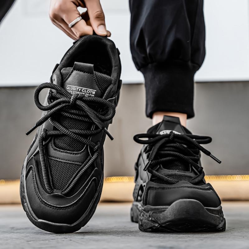 Summer new men's shoes mesh breathable casual sports shoes dad shoes