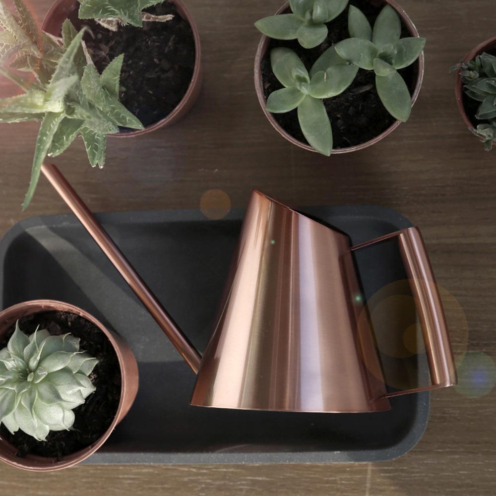 Long Spout Plant Watering Pot Ergonomic Handle Long Spout Watering Can  Home Gardening
