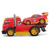 Maisto Scale Muscle Machines Muscle Transporter Diecast Model Car 993 911 1/64 / (JDM Flatbed/RWB - Red/Orange 11543)