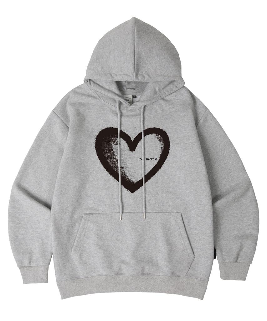 [Fleece-Lined/Non-Fleece-Lined] Heart Oversized Hoodie 5 Colors (Type A)