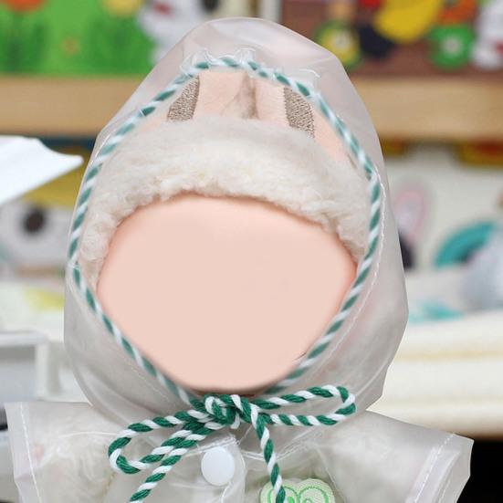 Doll Raincoat Set for 17cm La Bubu Waterproof Cape Boots Fashion Doll Outfit Doll Wardrobe Essentials