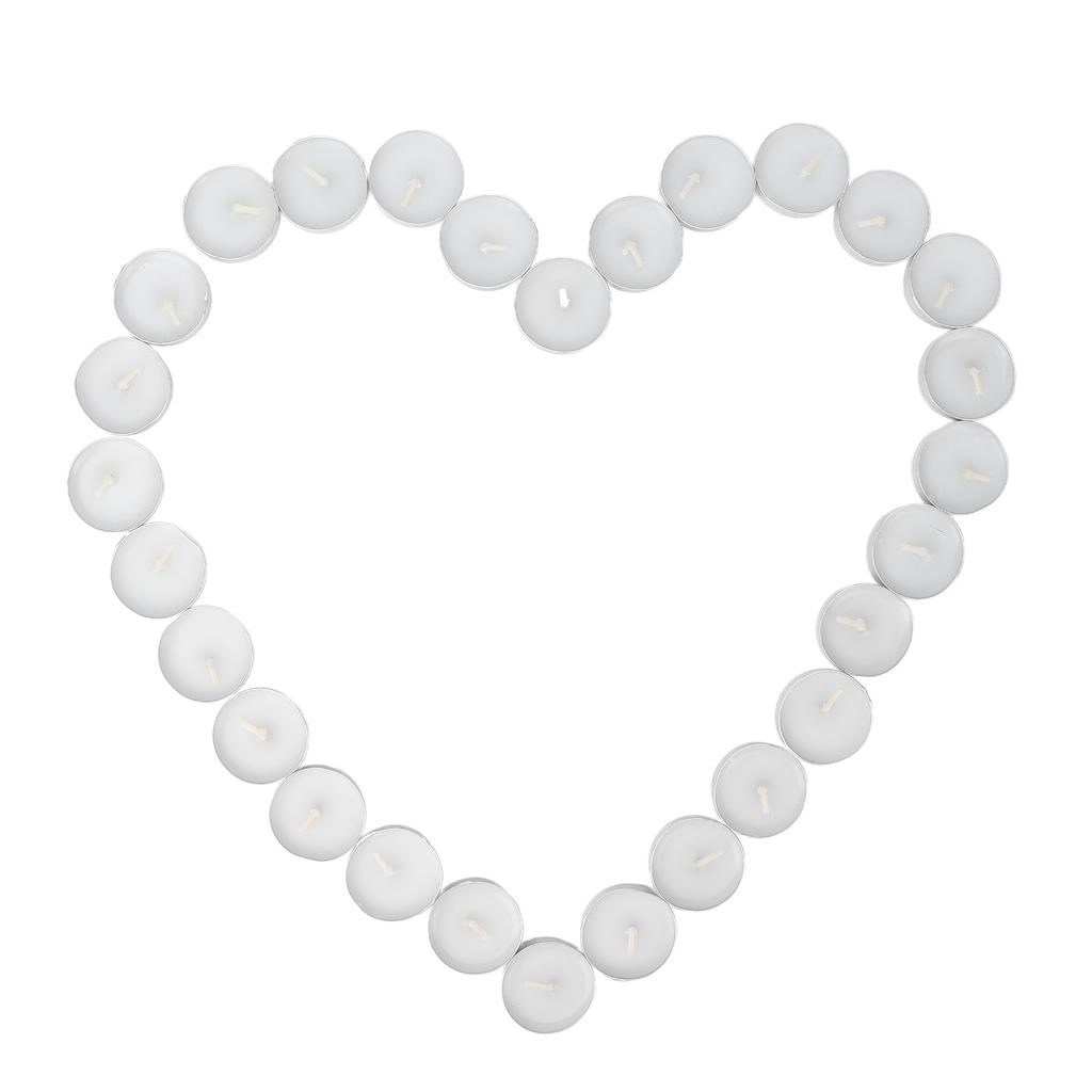 50pcs Tea Light Candles 2 Hours Extended Burn Time Smokeless Candle Decorative Candle for Party