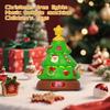 Christmas Tree Light Music Bubble Machine Children's Toy Rotating Light DIY Sticker 100ml