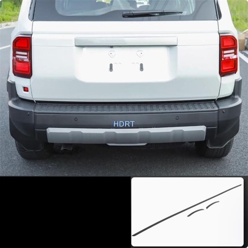 Car Styling Protector Decoration Accessories Rear Trunk Tail Gate Molding Trim For Toyota Land Cruiser 250 LC250 Prado 2024 +