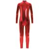 Barn Unisex Performance Jumpsuit Metallic Glansig, Långärmad Halsringad Helkroppsdräkt För Halloween & Dansrollspel