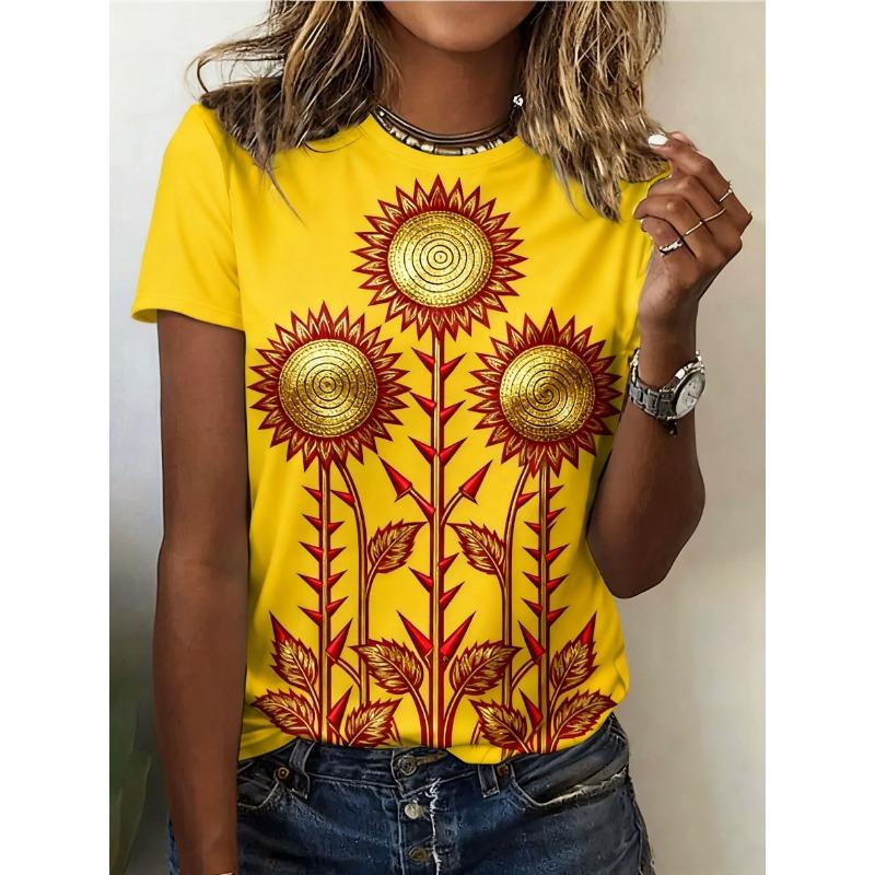 

Summer Women s Streetwear Round Neck Short Sleeve T Shirt Tees Harajuku Y2K Tops Female Clothing S