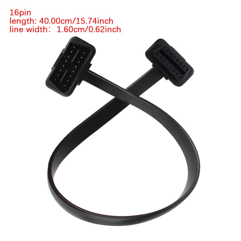OBD2 Scanner extended adapter Male to Female 16pin 40cm/8pin 100cm OBDII Extension cable Car Diagnostic Connectors