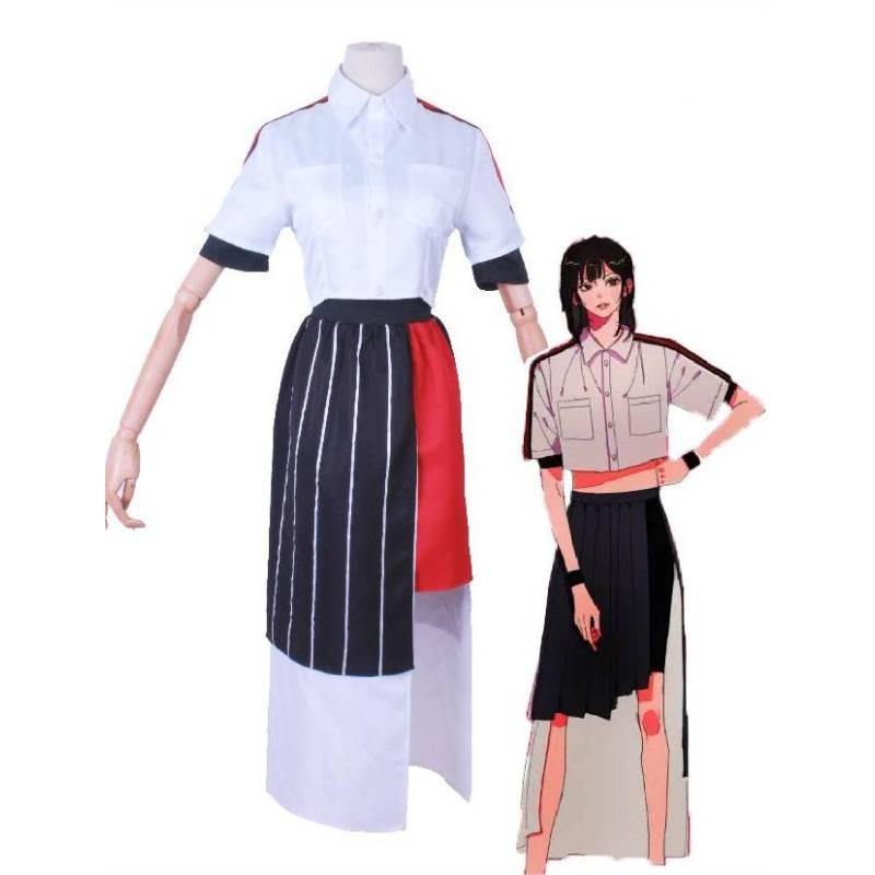 

Cosplay Link Click Costume Polyester Outfit Anime Peripheral Multiple Sizes Set Ling Qiao,S