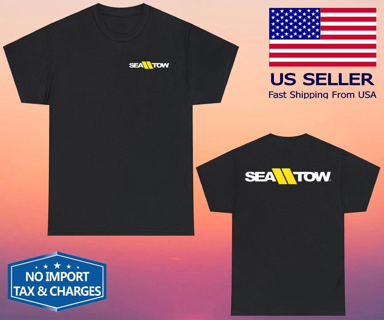 Sea Tow Boat Towing Boats Racing Black Size S-5XL M