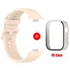 Case+Silicone Band For Huawei Watch Fit 3 Strap sport bracelet Tempered Glass cover Protector for Huawei Fit3 correa Accessories