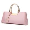 Korean Style Patent Leather Solid Color Handbag - Trendy Summer Versatile Crossbody Shoulder Bag