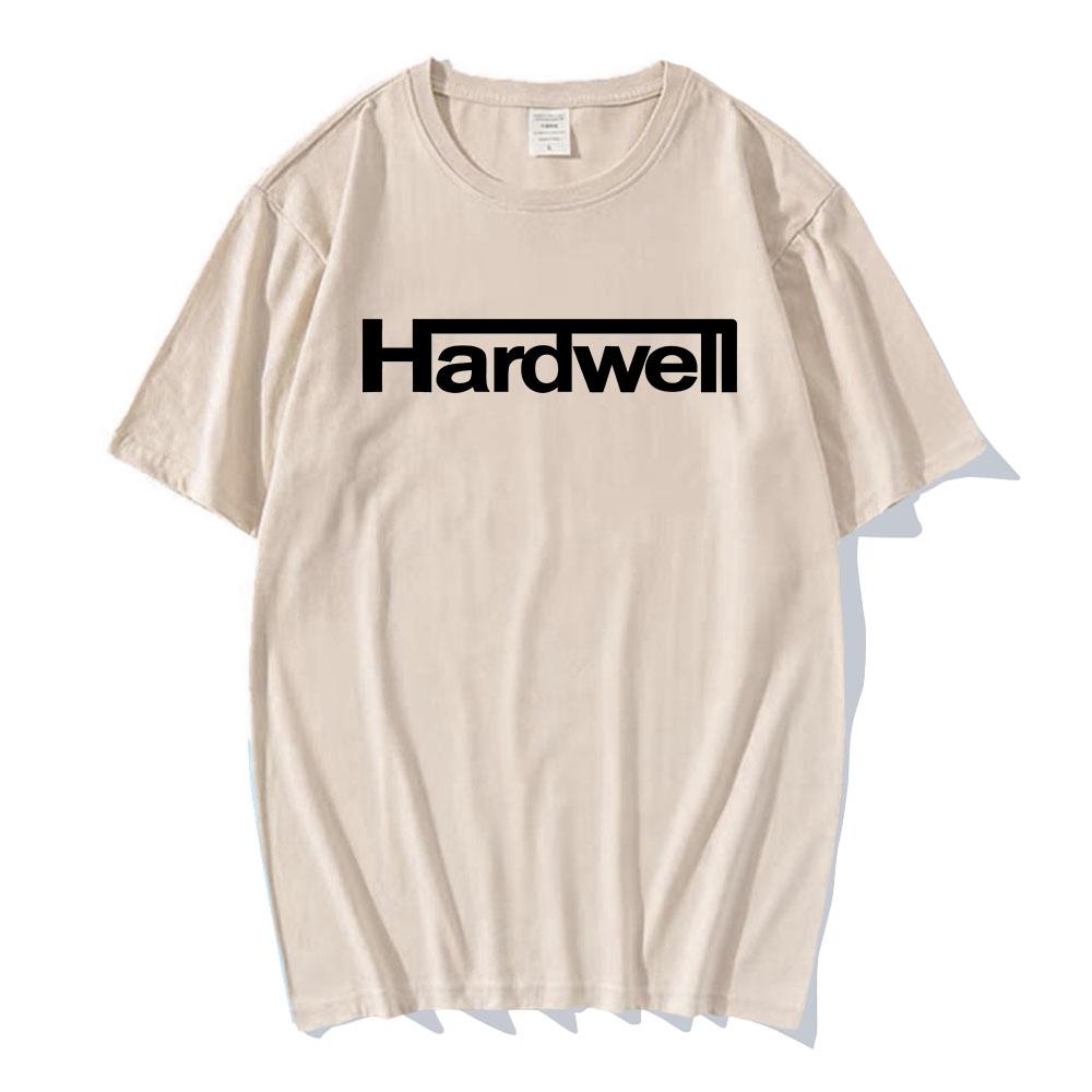 DJ Hardwell Logo Print Tshirt Cotton Short Sleeve Male Tshirts Unisex Hip Hop Streetwear Casual Oneck Men Women T Shirt Tees