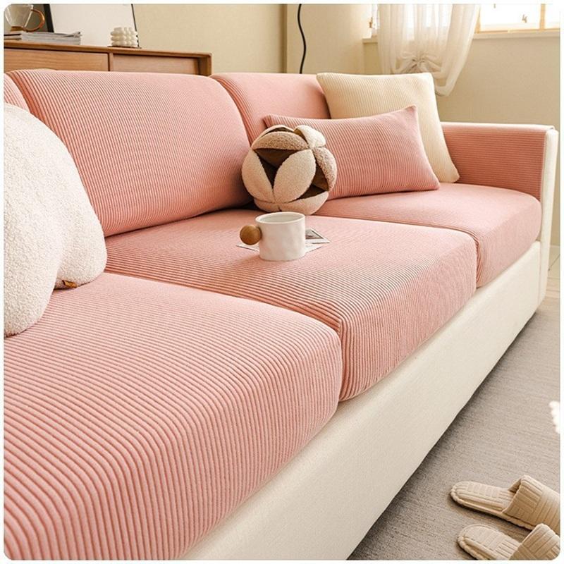 Vielseitiger elastischer Boden Wohnzimmer Sofa Schutzhülle Neue Vollverpackung Anti-Rutsch Katzenkratzfest Rückenlehnenbezug Stoffkissen Hüte Headrest cover