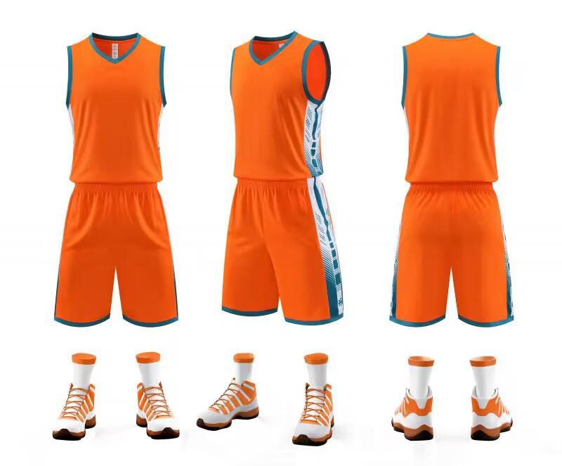 Conjunto de Uniforme de Basquete Masculino para Competição Universitária - Uniforme de Treino Esportivo de Verão