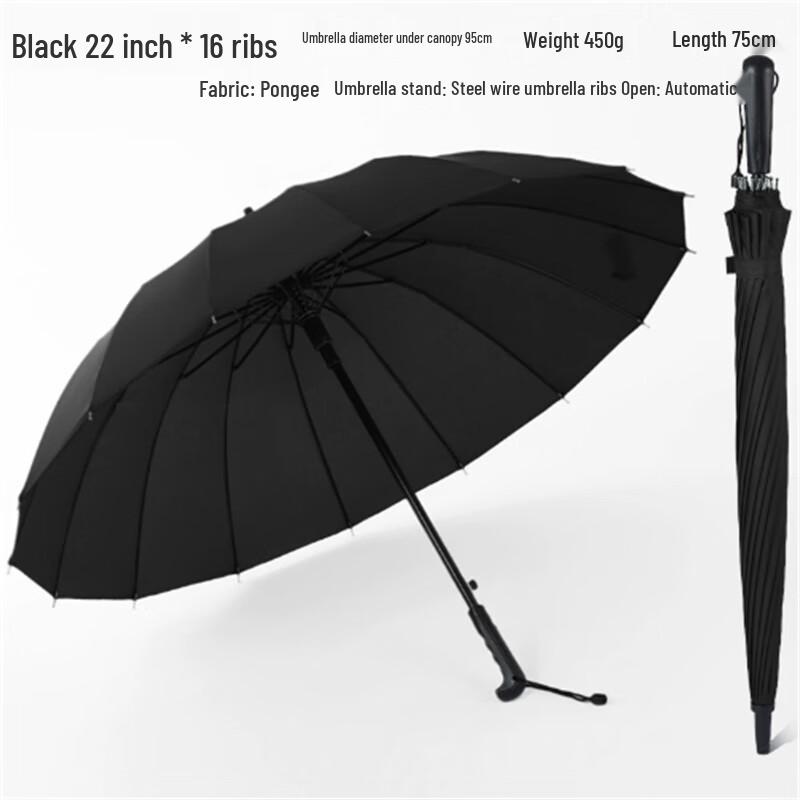 Automatic Long Handle Sun and Rain Umbrella