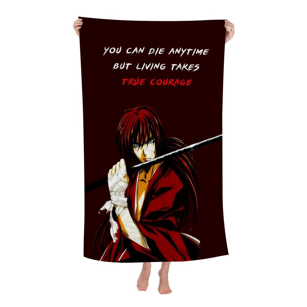 

Аниме R-Rurouni K-Kenshin Аниме Пляжное Полотенце для Купания Мягкое Впитывающее Салфетка Детские Подарки для Детей Путешествия Кемпинг Спортзал W30*H60(CM)