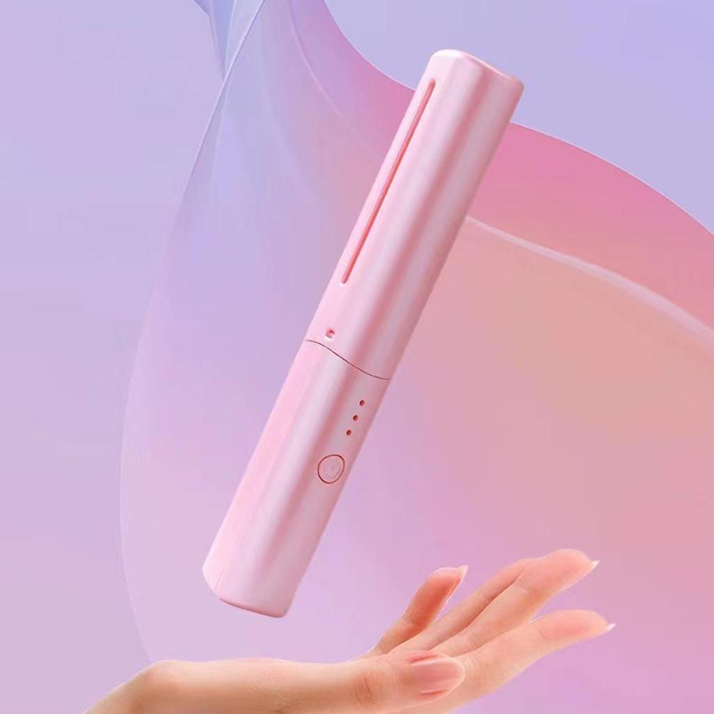 Portable Hair Straightener Comb Heating Evenly Hair Straightening Brush Suitable for Short and Long Hair