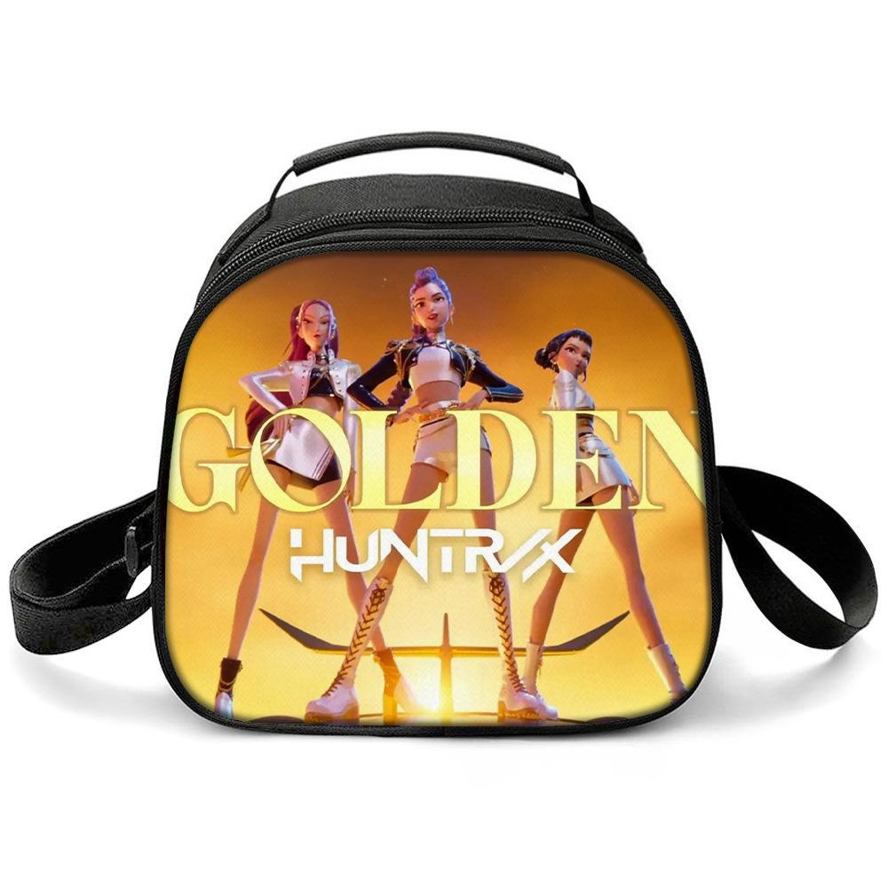 KPOP Witch Hunters Printed Cartoon Student Warm Lunch Bag Messenger Bag