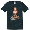 Rihanna Portret Pop Art Plakat Muzyczny Koszulka Gwiazda Grafika dla Fanów Koszulka T-shirt Prezent