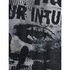 2KWEIRD Grunge Punk Tie Dye Öga Bokstavsgrafik Tanktop Dam Sommar Y2K Kläder Casual Rund Hals Ärmlös Cropped Top Väst Streetwear