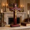 Wooden Catholic Crosses With Smooth Surfaces Tabletop Wall Mount Religious Decoration for Prayer Room Gift