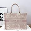[Gebraucht] Book Tote Rui Yi Print Tiger Muster Große Kapazität Bestickte Handtasche Mittel - Sehr Gut #SGJ58V