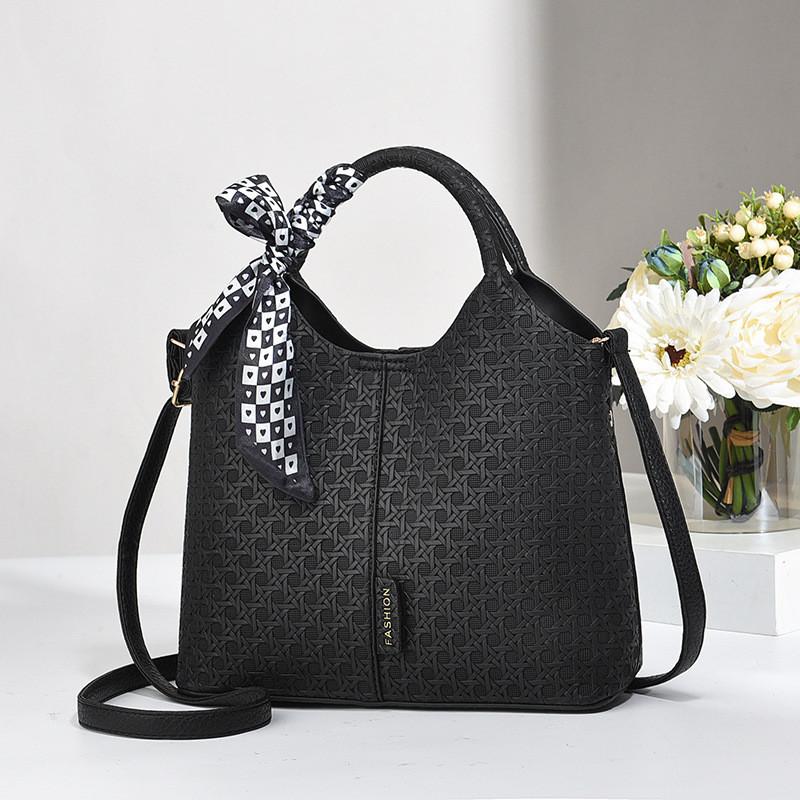 Bow Ribbon Solid Color Single Shoulder Crossbody Bag Handbag Women Fashion Gift