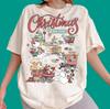 Disney Train Mickey and Friends Christmas On Main Street Shirt | Mickey's Very Merry Christmas Party 2025 Shirt | Aesthetic Gift R591