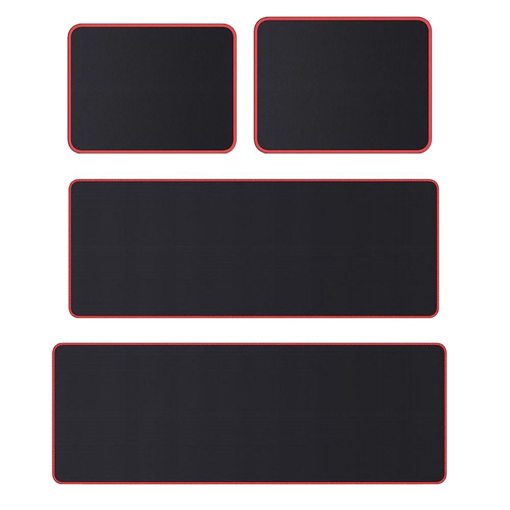 New Large Size Mouse Pad Thick Lock Edge Desk Mat Black Mice Mat Office