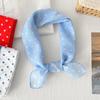 Vintage Polka Dot Small Square Scarf Women Lightweight Breathable Japanese Style Fashion Accessory