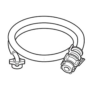 Toshiba Water Supply Hose Fitting 0.8m 42040673