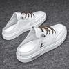 2023 Summer New Men's Outerwear Breathable, Anti Odor, Lazy, One Step, Half Tug, Casual Sports Heel Free Trendy Shoes
