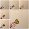 Melard Color Acrylic Geometric Ring Oval Wide Irregular Ring Unique Transparent Resin Ring  Jewelry