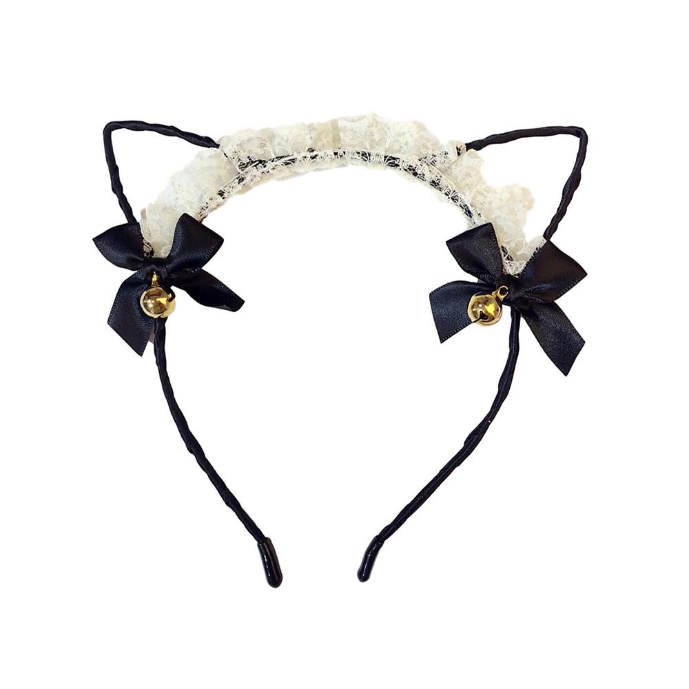 

Женские кошачьи ушки на голову плюшевый ободок модное кружево женская повязка для волос косплей головной убор повязка на голову для девочки аксессуары для волос для вечеринки по случаю дня рождения бежевый