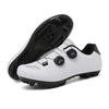 Road Cycling Shoes With Stiff Sole Mountain Bike Clipless Flat Pedal Compatible Breathable Unisex Footwear