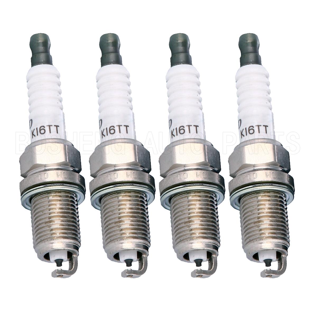 4 Pieces/Set Spark Plug OEM K16TT 22401-KA200 MD344180 BKR5E-11 for DAEWOO REZZO 2000- MITSUBISHI L200 1996-2011 SUBARU VIVIO 4 Pieces