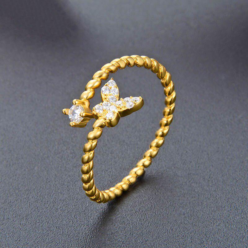 

Танцизное женское классическое кольцо из стерлингового серебра 925 пробы с цирконом, женские ювелирные изделия, свадебное обещание, подарок для вечеринки Resizable