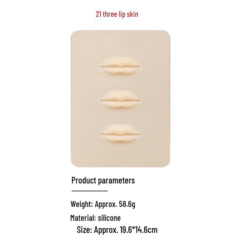 Solid Silicone Eyebrow Tattoo Practice Skin for Beginners