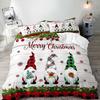 Christmas Squirrel Down Comforter Set Bedding Set 3-piece Duvet Cover Set
