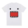 Retro Domo Kun Gun Cartoon Printed Cotton Daily Use TShirt For Unisex Unisex Mascot Fashion Casual Loose Short Sleeve