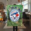 Custom Name Toronto Blue Jays2 Flannel Blanket, High quality Comfortable for All Seasons, Home Decor, Warmth and Comfort