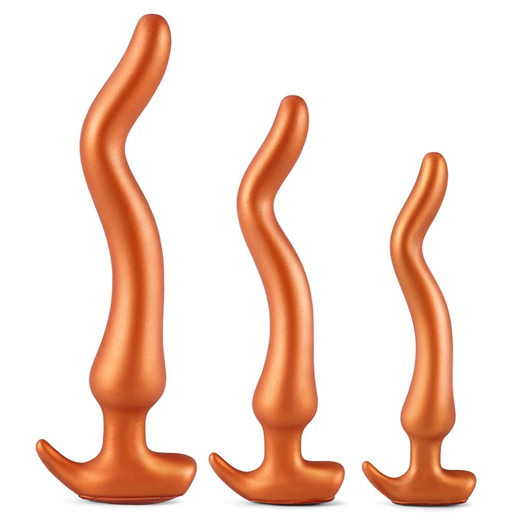 Dildo Anal Supradimensionat din Silicon Lichid, Dilatator Anal, Dop Anal Enorm, Stimulează Vaginul și Anusul, Masaj Prostată, Jucării Sexuale