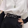 Waist Strap for Women PU Leather Adjustable IYO Buckle Waist Chain Hip Hop Jean Chain Women Summer Skirt Dress Decors