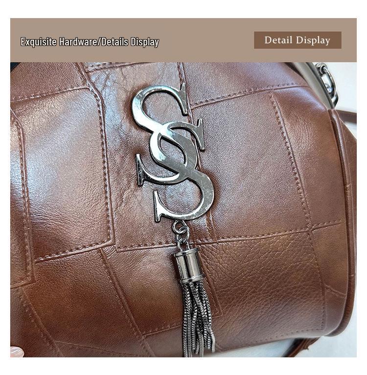 Minimalist Retro Chain Shell Bag - Women's Trendy 2025 Crossbody/Shoulder Bag