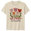 Take A Moment To Breathe T-Shirt Knitting Birthday Gift For Him And Her