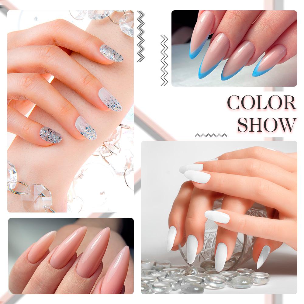 Sada gelových laků na nehty PHOENIXY Sada 10 barev Neon Series Colorful Hybrid Gel Polish Kit pro manikúru Soak Off Base and Top Need LED Lamp Nail Art