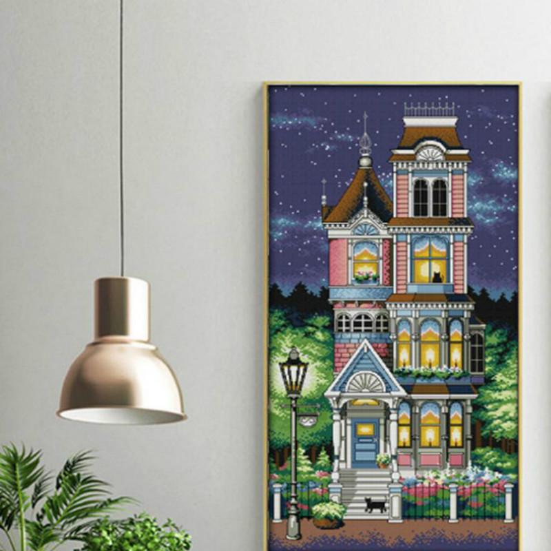 

Сирень Счетная вышивка крестиком 11 14CT Крестовины Наборы Цветов Крестовины Наборы для вышивки