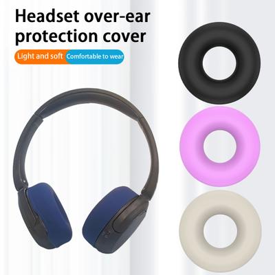 2 Pcs Headphone Earmuff Protectors Wear-resistant Waterproof Comfortable To Wear Dustproof Soft Dirt-resistant Silicone Headphone Cover Headset