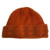 Hermes Gorro de Cashmere com Marca H Laranja Cashmere Feminino Usado